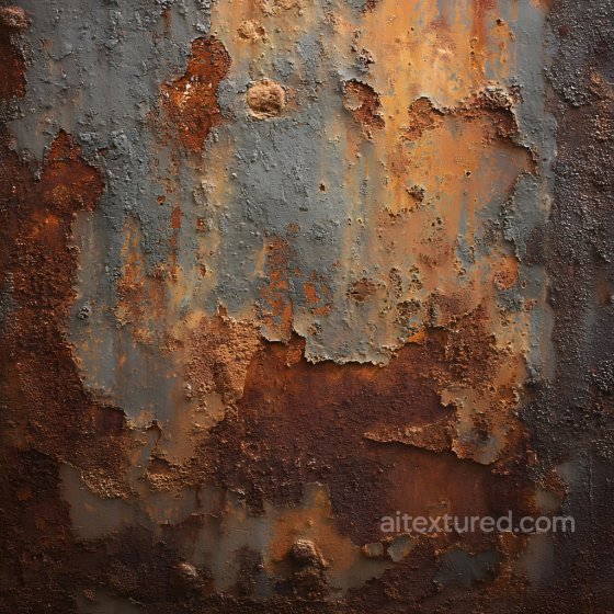 Rusty Metal PBR Texture with Cracked, Pitted Rust Patterns Rust texture preview