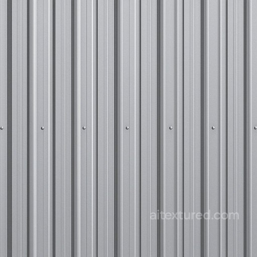Clean Metal Roofing Seamless Texture seamless Roofing PBR texture