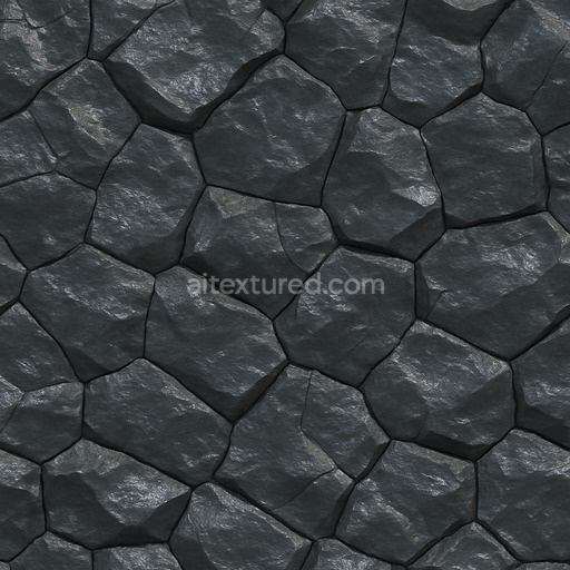 Shiny Basalt Texture Seamless 1024X1024