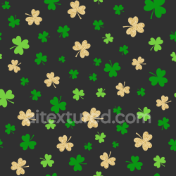 seamless Seamless 3D PBR Texture Featuring Green and Gold Shamrock Pattern texture 8k free download PBR