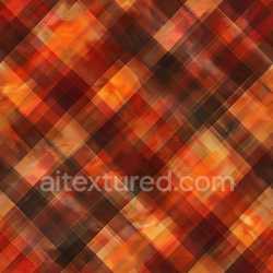 seamless Seamless 3D PBR Plaid Fabric Texture in Warm Autumn Orange and Brown Shades texture 8k free download PBR