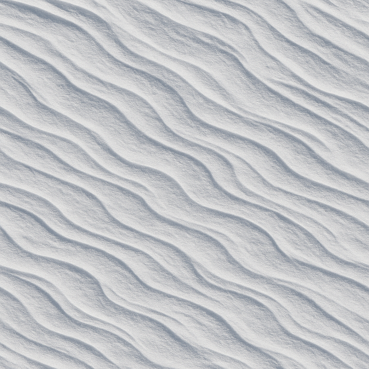 Wind Sculpted Snow Drifts seamless PBR texture preview
