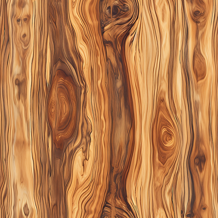 Natural Pine Wood Planks with Distinct Grain and Knots seamless PBR texture preview