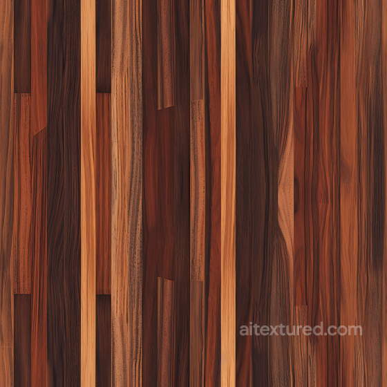 Exotic Wood Plank Floor PBR Texture with Rich Grain Variation and Warm Tones Wood texture preview