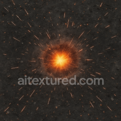 seamless Seamless 8k PBR 3d texture of ash particles with spark shower and flame burst in explosion texture 8k free download PBR