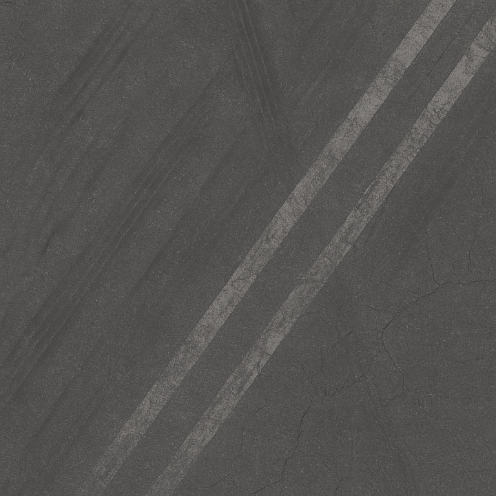 Asphalt Smooth Dark Asphalt With Tire Marks And Faded Paint seamless PBR texture preview