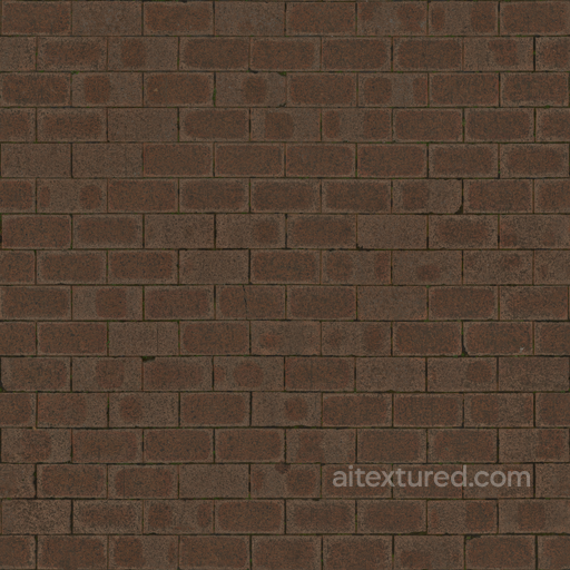 Brick Floor seamless Brick PBR texture