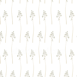 seamless Seamless 3D PBR Texture of Delicate Watercolor Greenery Sprigs on White texture 8k free download PBR