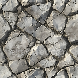 seamless Seamless 3D cracked stone ground PBR texture with weathered slabs texture 8k free download PBR