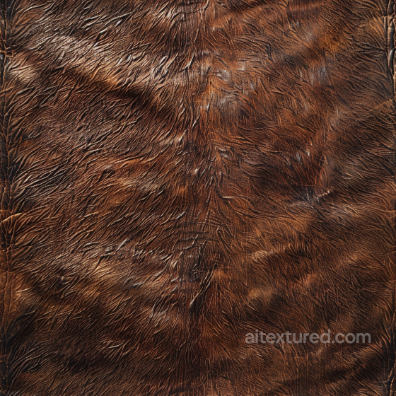 Distressed Brown Leather Seamless Texture with Detailed Wrinkles Leather texture preview