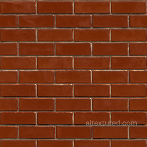 Seamless Glazed Brick 3D Texture PBR 8K Colorful Glossy Decorative Facade seamless Brick PBR texture