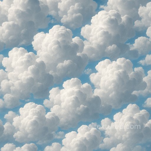 Detailed Cumulus Seamless Texture seamless Clouds PBR texture