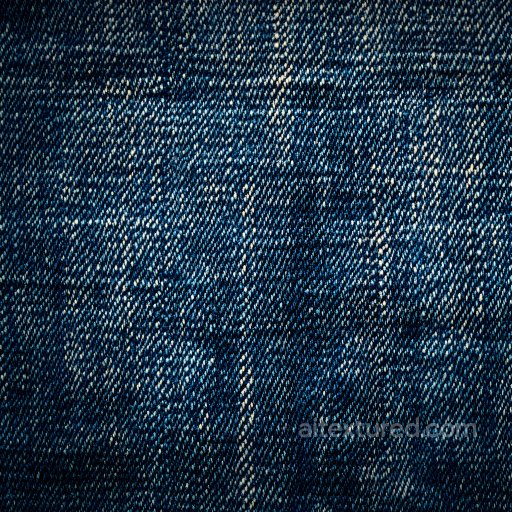 Cracked Denim Fabric PBR Texture with Worn Hole Details seamless Denim jeans PBR texture