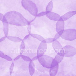 seamless Seamless 3D PBR Watercolor Texture Featuring Soft Purple Circular Overlaps texture 8k free download PBR
