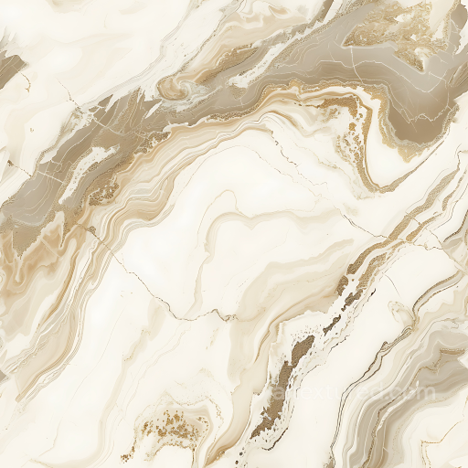 Ivory and Champagne Marble PBR Texture with Elegant Vein Patterns seamless Marble PBR texture