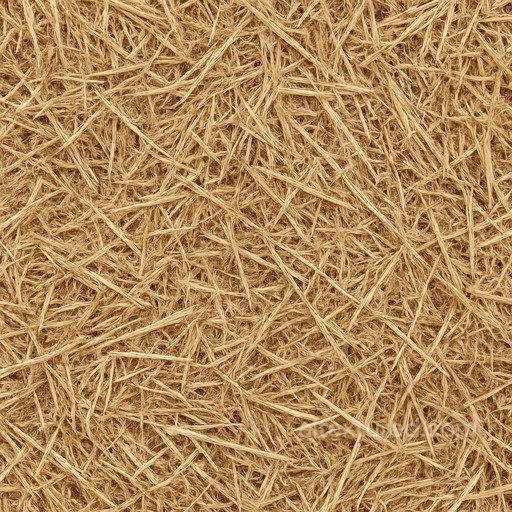 Photorealistic Straw Seamless Texture seamless Hay-straw PBR texture