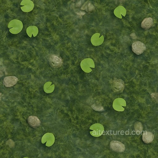 Natural Pond Seamless Texture seamless Water PBR texture