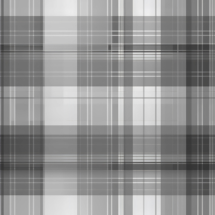 gray Plaid Fabric with Soft Overlapping Lines seamless PBR texture preview