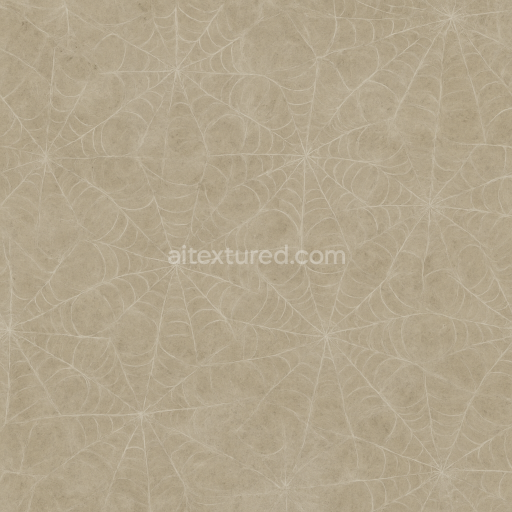 Seamless 3d texture pbr 8k spider pattern with cobweb dust and cobweb strands overlay