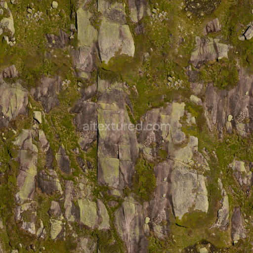 Rocks Rough Moss — Natural Rock Aerial Rock Aerial Albedo — PBR seamless 3D texture