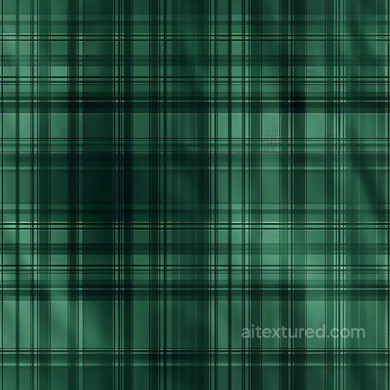 Plaid Pattern Metal PBR Texture with Green and Black Grid Plaid texture preview