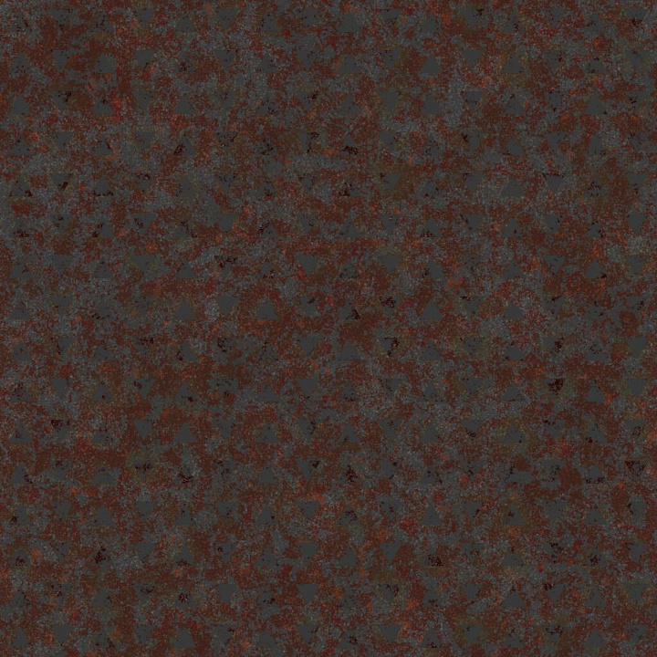 Rusty Drain Manhole Cover with Triangular Studs seamless PBR texture preview