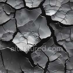 seamless Seamless 3D Cracked Dry Earth PBR Texture with Deep Fissures and Large Plates texture 8k free download PBR