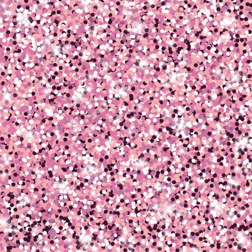 Pink Glitter Seamless Texture with Sparkling Hexagonal Particles seamless Glitter PBR texture