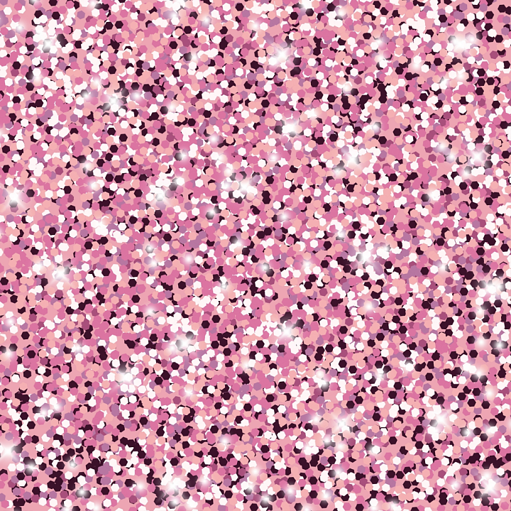 Pink Glitter with Sparkling Hexagonal Particles seamless PBR texture preview
