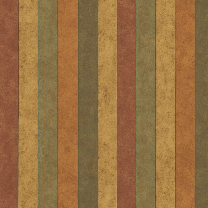 Retro Striped Wallpaper With Distressed Look seamless PBR texture preview