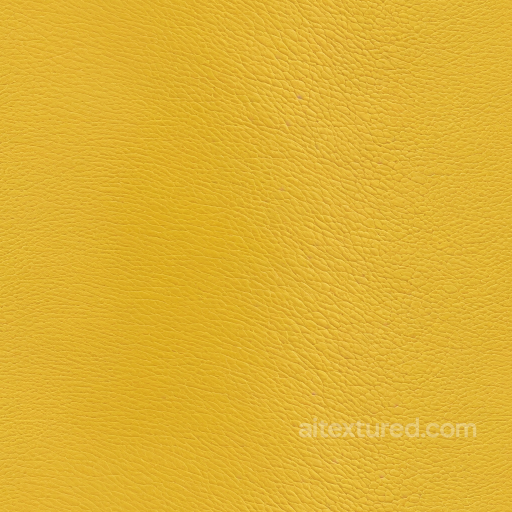 Pebbled Yellow Leather PBR Texture with Natural Grain and Subtle Wrinkles seamless Leather PBR texture