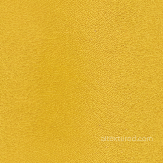 Pebbled Yellow Leather PBR Texture with Natural Grain and Subtle Wrinkles Leather texture preview