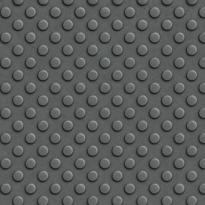 Tactile Plate With Raised Dots And Steel Gray Finish seamless PBR texture preview