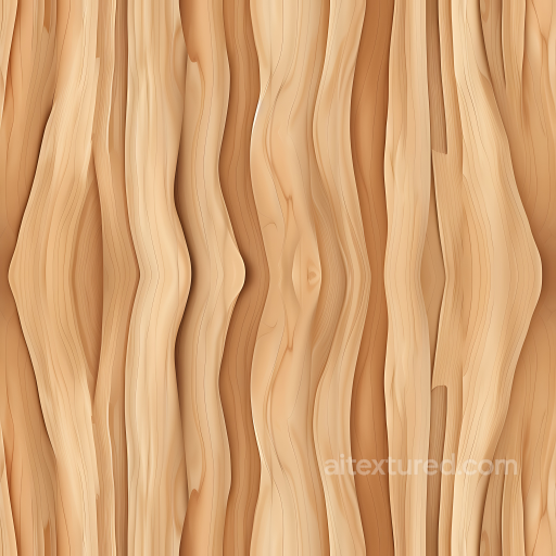 Light Pine Wood Planks PBR Texture with Natural Grain and Knots seamless Wood PBR texture