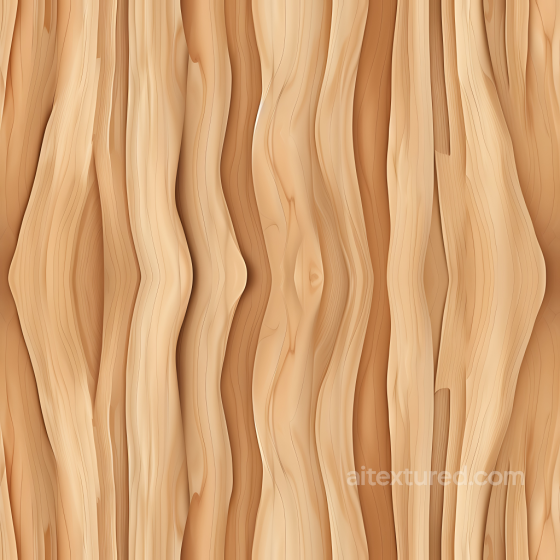 Light Pine Wood Planks PBR Texture with Natural Grain and Knots Wood texture preview