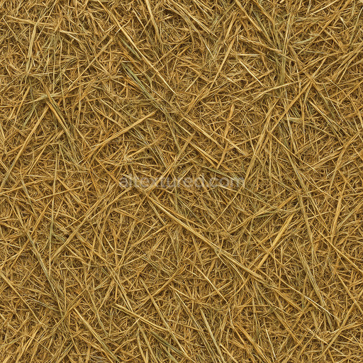 Detailed Farm Hay Seamless Texture