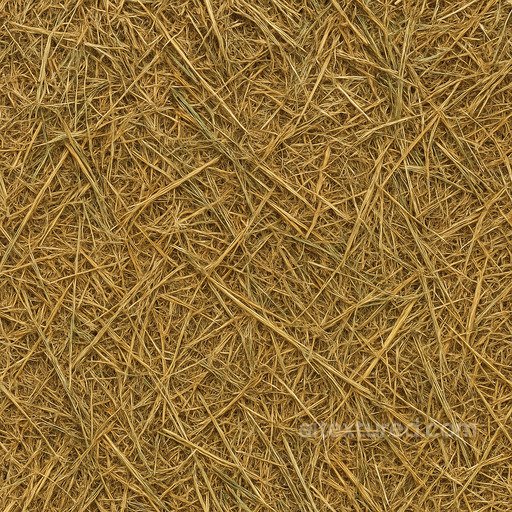 Detailed Farm Hay Seamless Texture seamless Hay-straw PBR texture