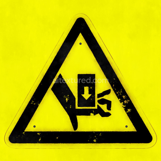 Sign Warning Caution Yellow Graphic Symbol Safety Alert Icon Marking