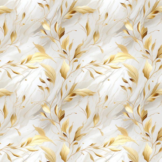 White & Gold Texture of White Marble with Elegant Gold Leaf Pattern White & Gold texture preview