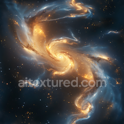 seamless Seamless 3D Space PBR Texture of a Glowing Cosmic Nebula with Swirling Galaxy Formation texture 8k free download PBR