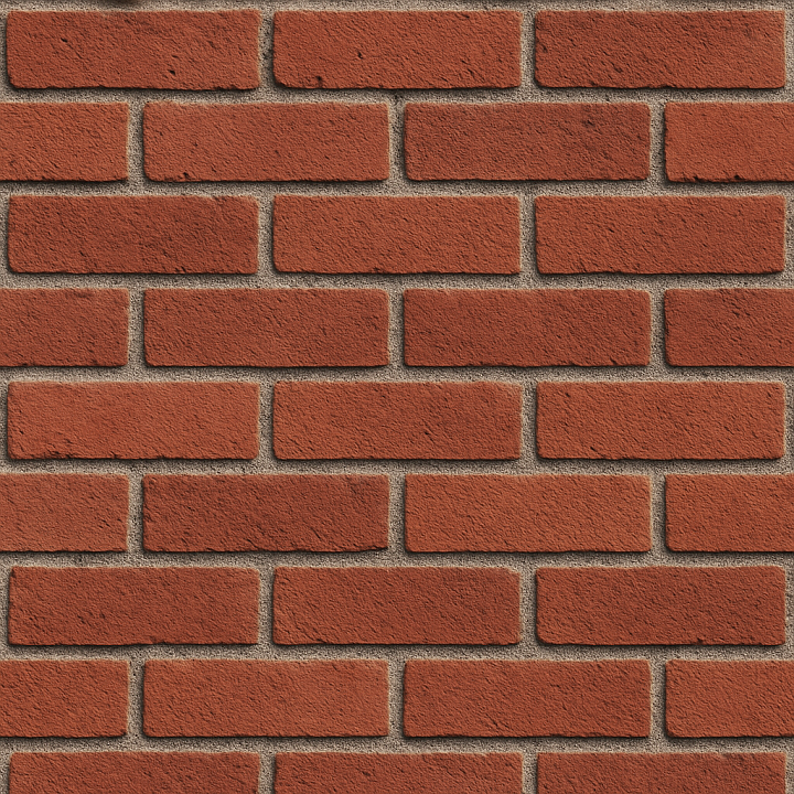 Fine Red Brick seamless PBR texture preview
