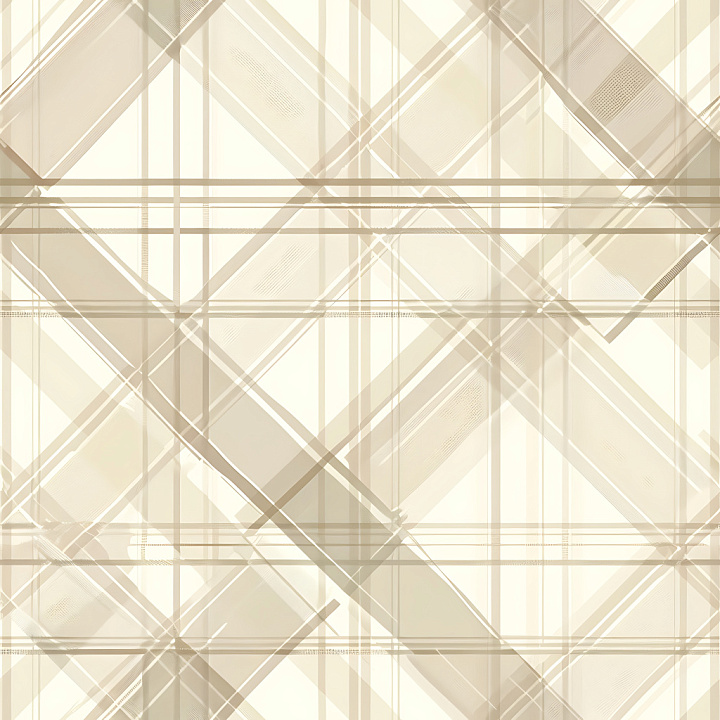 Plaid Featuring Beige and Cream Soft Stripes seamless PBR texture preview