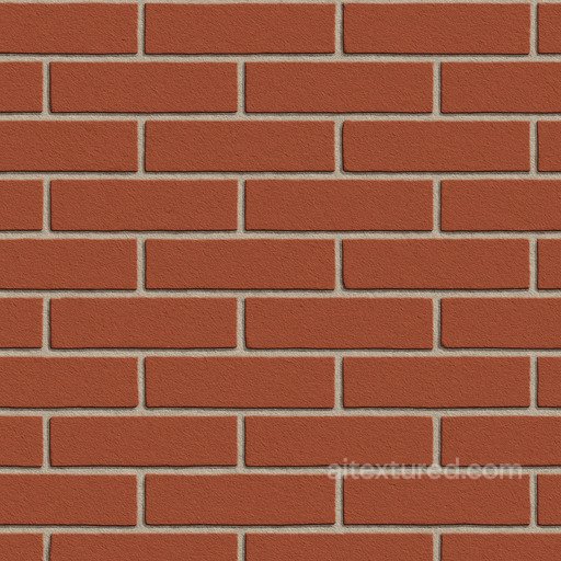 Clean Red Brick Seamless Texture seamless Brick PBR texture