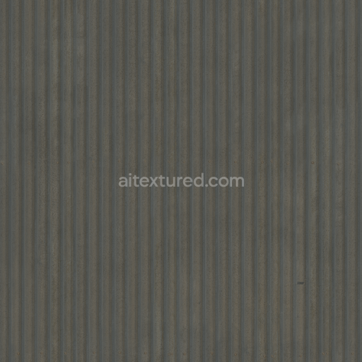 Iron Corrugated — Corrugated Iron Roofing Roof Iron — PBR seamless 3D texture