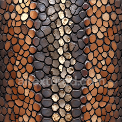 seamless Seamless 3D PBR Snake Skin Texture with Realistic Scales and Color Variation texture 8k free download PBR