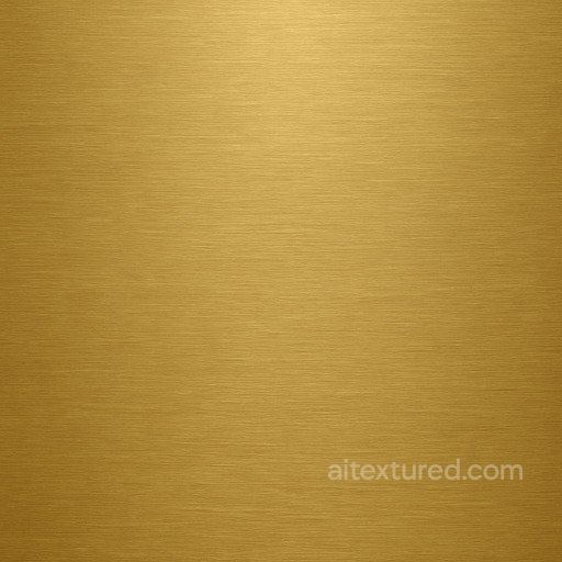 Brushed Brass Golden Hue seamless Metal PBR texture