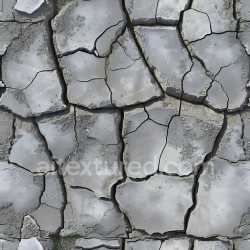 seamless Seamless 3D Cracked Dry Earth PBR Texture with Large Fragmented Plates and Weathered Details texture 8k free download PBR