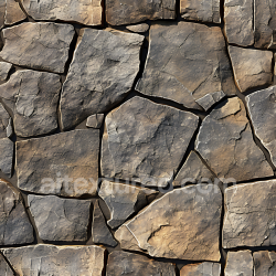 seamless Seamless 3D Weathered Stone Wall PBR Texture with Natural Cracks and Earthy Tones texture 8k free download PBR