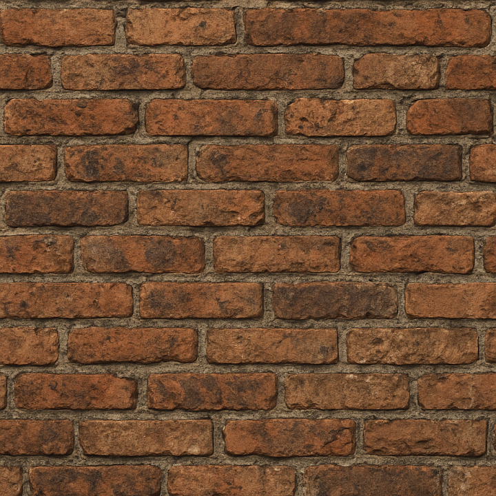 Aged Old Brick seamless PBR texture preview