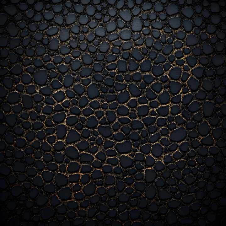 Dark Reptilian Scaled Skin with Organic Pattern seamless PBR texture preview